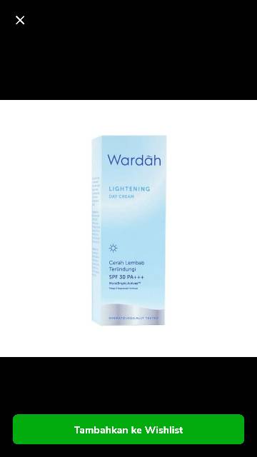 WARDAH LIGHTENING DAY CREAM 20 ML + SPF 30 PA +++