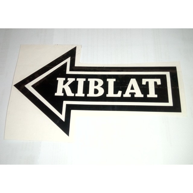 

Stiker Arah Kiblat Muslim Sholat Sticker Sign Tanda Logo Plafond Atas
