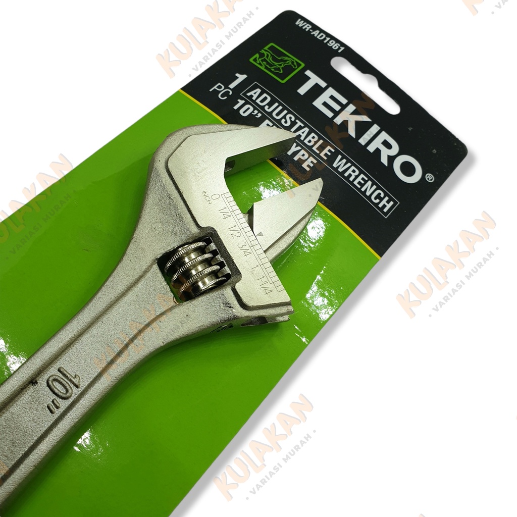 Tekiro Kunci Inggris 10 Inch 10” Adjustable Wrench Tekiro 10 Inch