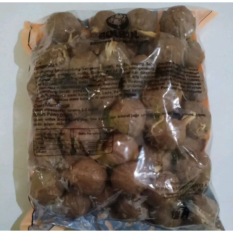 

Bakso Viral//Bakso Bulbul Daging Sapi Isi 50 Pcs