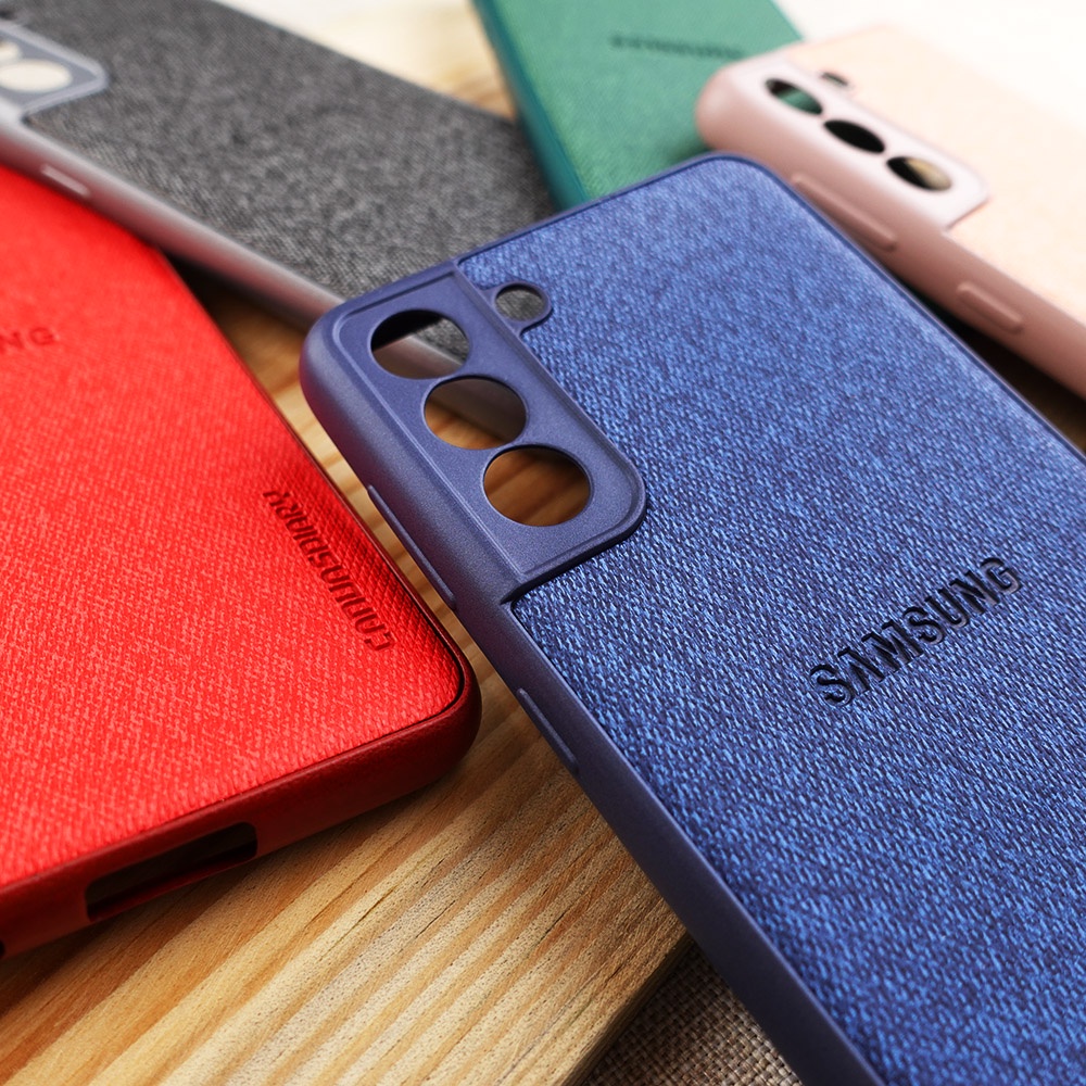 CASE CANVAS DENIM SAMSUNG A22 5G S21+ S21 ULTRA  A15 A16 A3S A54 A71 A92 A9 2020 RENO 4F 5 5F 8 C20 V20 SE Y20  NOTE 4