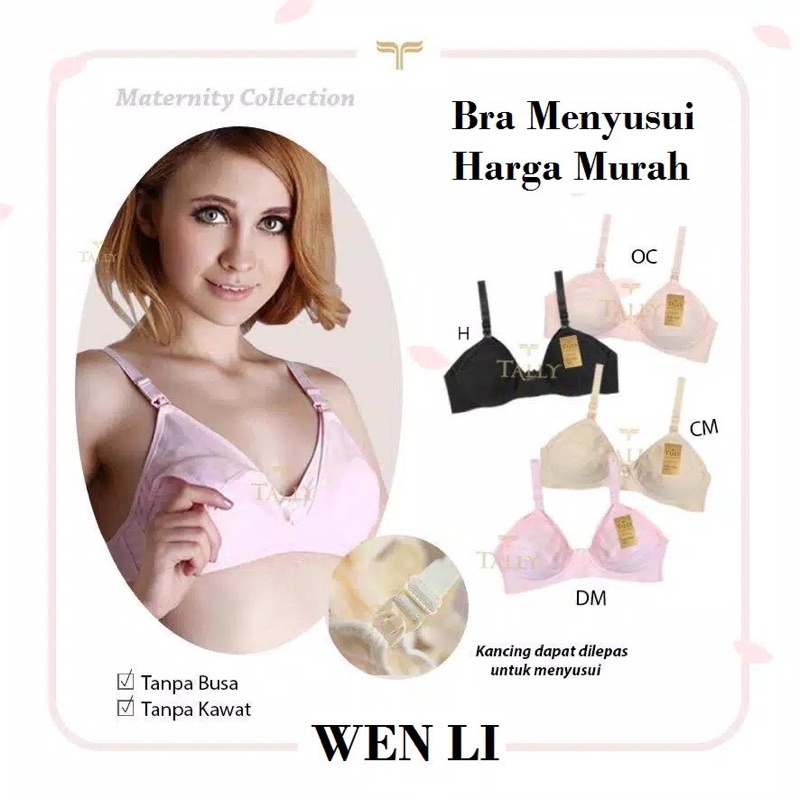 Bra Bh Menyusui Tanpa Busa Wen Li by TALLY - TALLY 3119