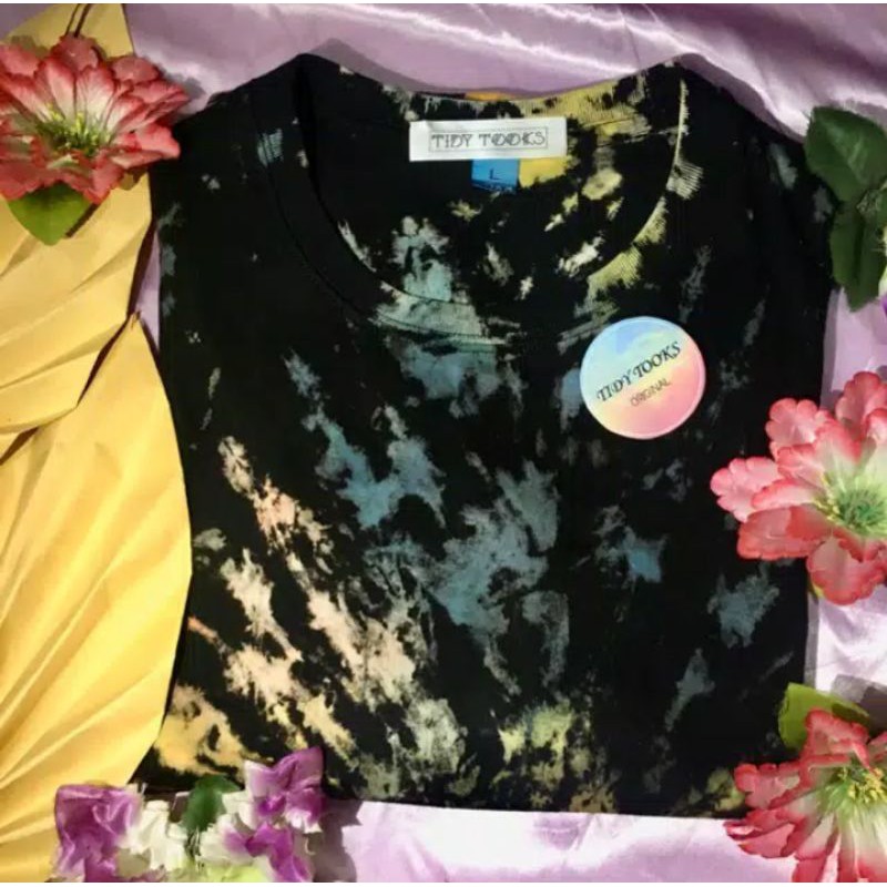 

tie dye dark colour