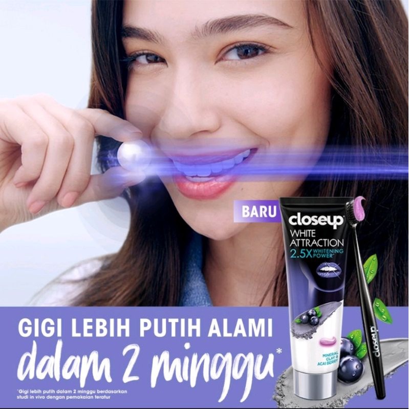 CLOSE UP PASTA GIGI MINERAL CLAY &amp; ACAI BERRY GEL/LEMON ESSENCE 100GR