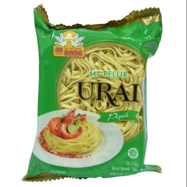 

Mi Burung Dara Mi Telur Urai Pipih 140gr