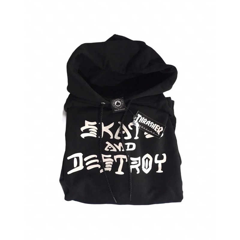 Thrasher Hoodie "Skate & Destroy" Original New