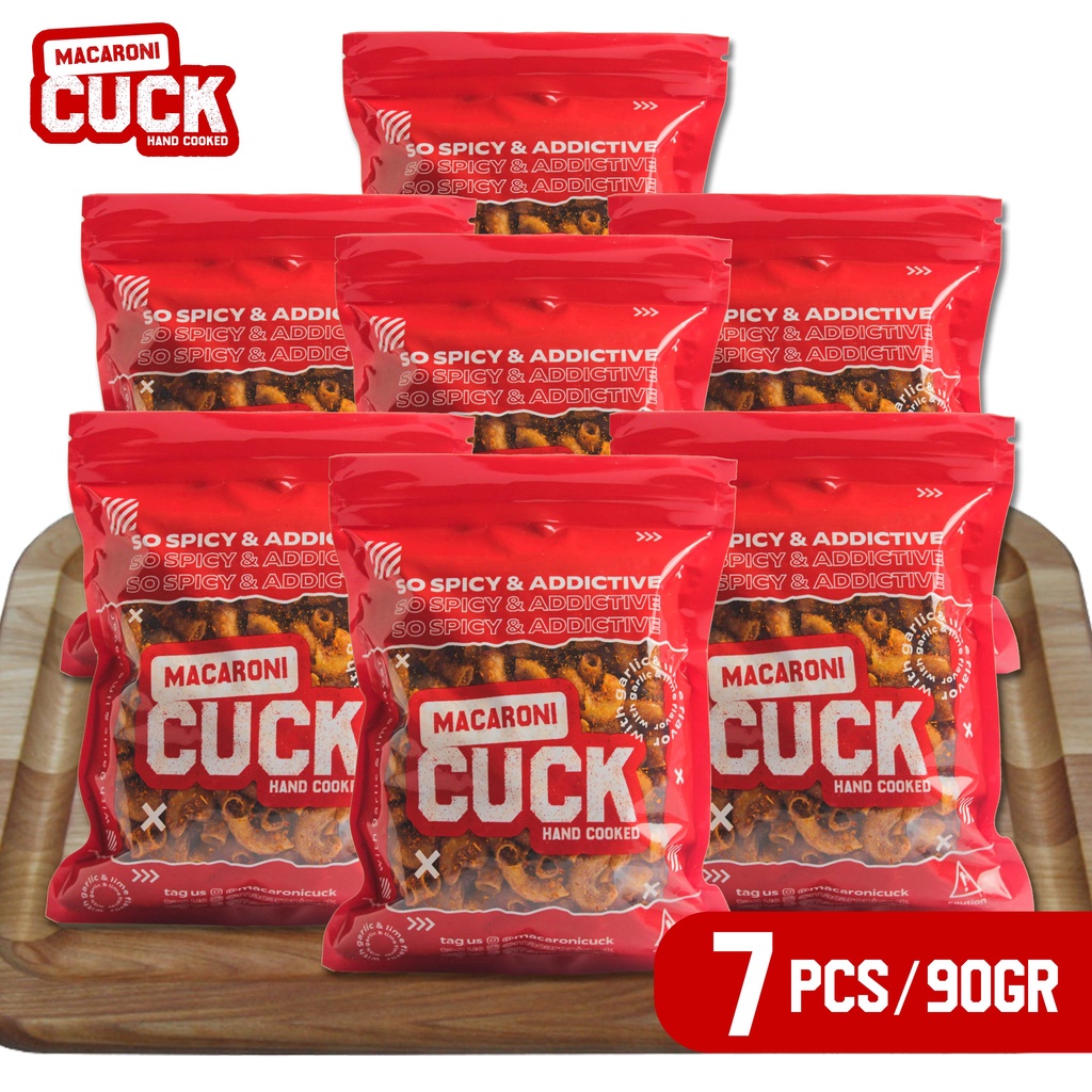 

Makaroni Pedas 7 pcs Kemasan 80 gram