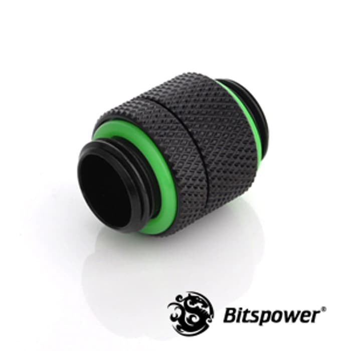 Bitspower G1/4 Matt Black Rotary Extender