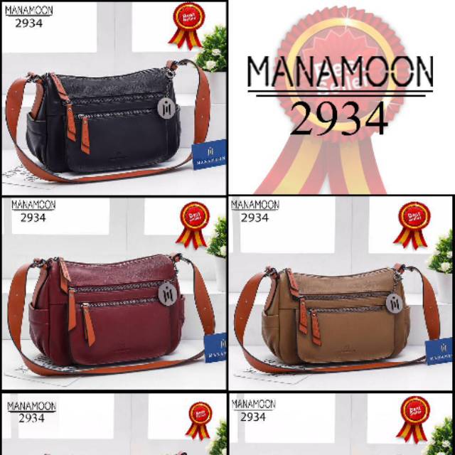 TAS SELEMPANG WANITA MANAMOON / ORIGINAL BRAND / BEST SELLER