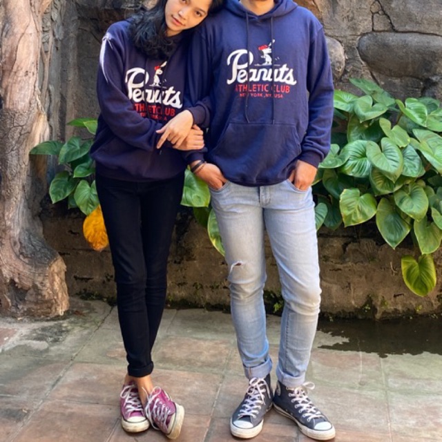 Hoodie HnM Peanuts Navy ORIGINAL 100% UNISEX HOODED