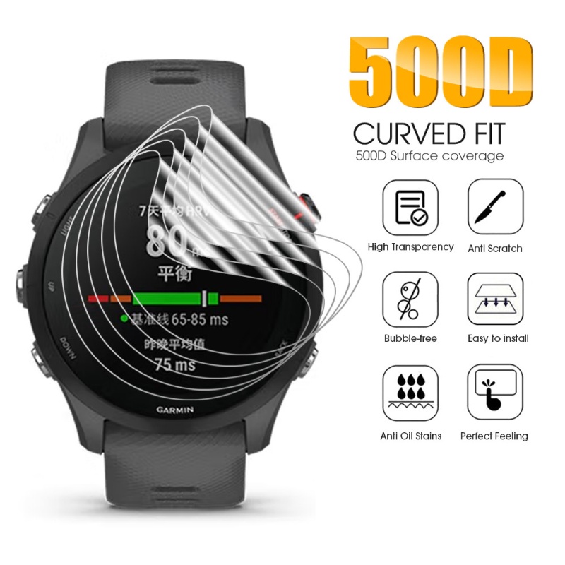 Film Hydrogel Pelindung Layar Smartwatch Garmin Forerunner 255 255S 955