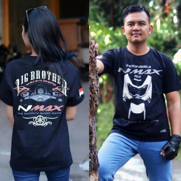 Kaos Nmax pria Baju kaos nmax Kaos motor nmax (bisa cod) Kaos pria yamaha nmax Baju motor nmax rider
