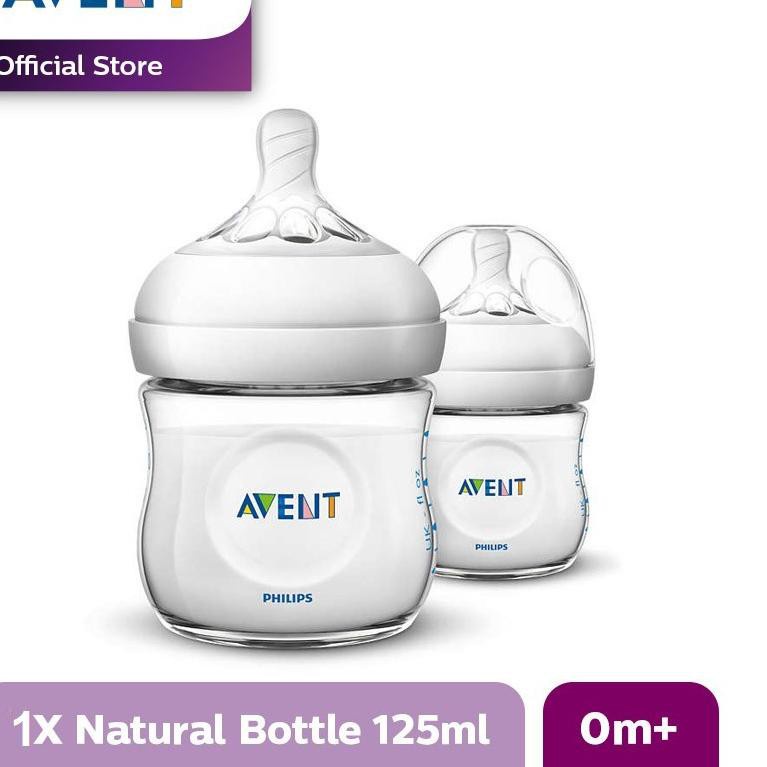 *FRAULEINCO* Philips Avent Official Natural 125ml / 4oz / BOTOL SUSU AVENT NATURAL