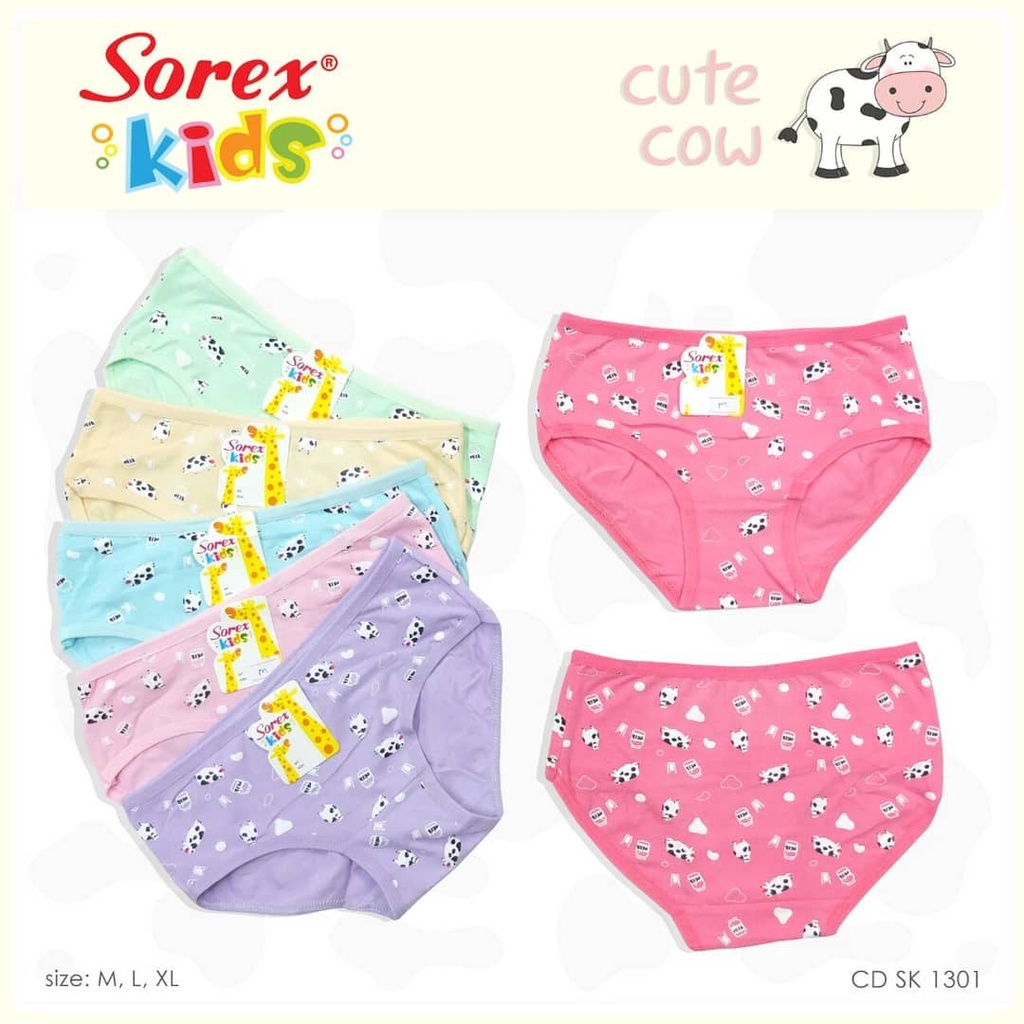 Sorex CD Anak Perempuan - Celana Dalam Sorex Kids - CD Anak Sorex - Sorex Celana Dalam Anak - Pakaia