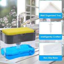 Dispenser sabun cuci piring busa sponge / soap Pump sponge caddy