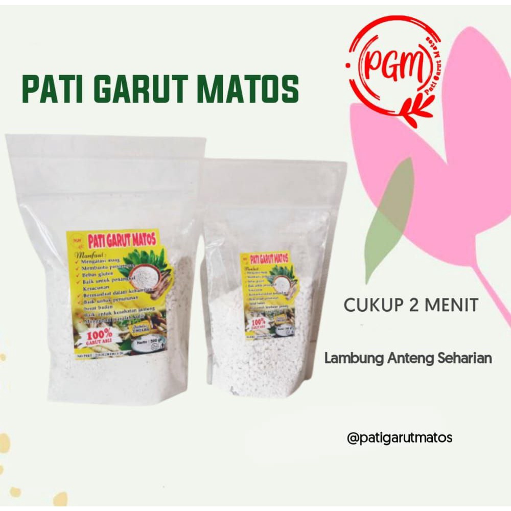 

[TM5/1234] TEPUNG GARUT MATOS ASLI 3 WELAS ISI 250 GRAM