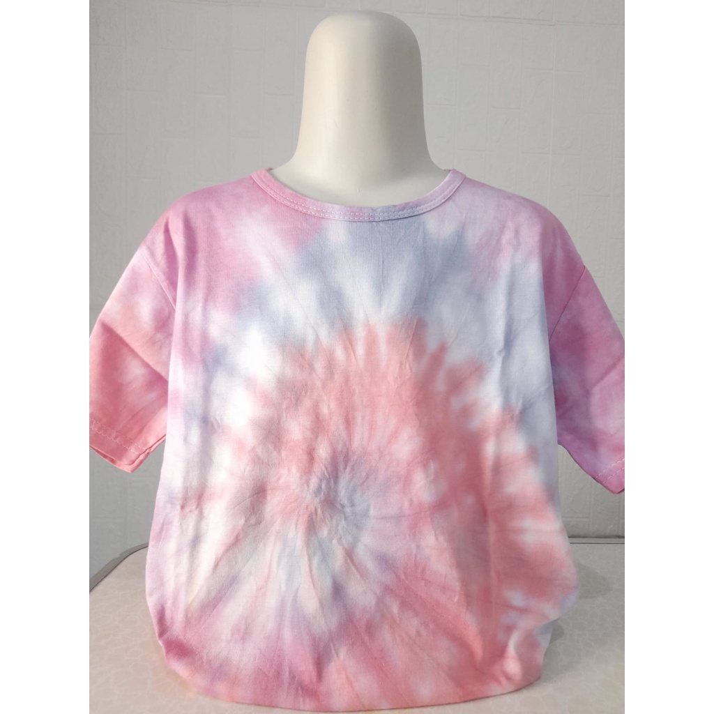 Atasan Baju Anak Perempuan Kaos Anak Cewek Motif Tie Dye / Kaos Anak Tie Dye / Baju Anak Tie Dye / Tshirt Tie Dye / Tumbkr Tee Kids Tie Die