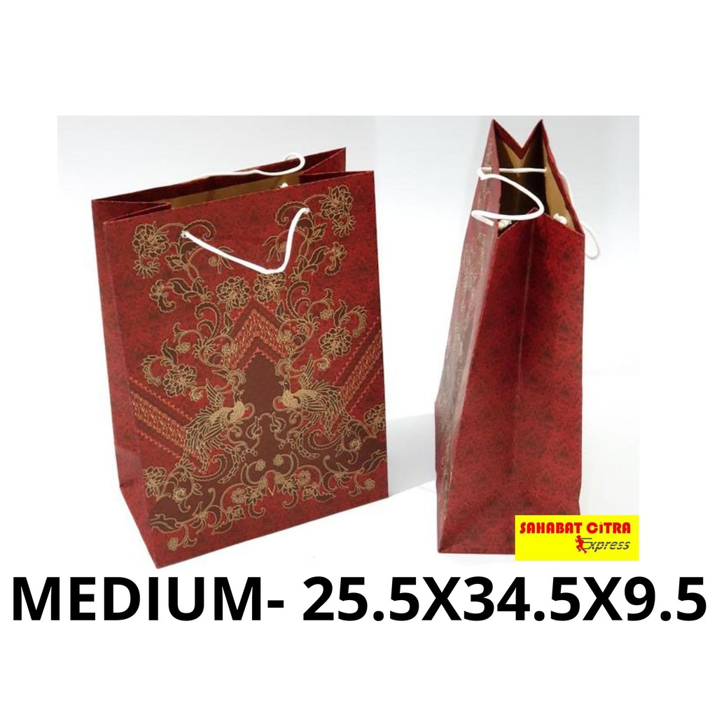 

PAPER BAG MEDIUM UK.21X25.9.5CM PACK 纸袋