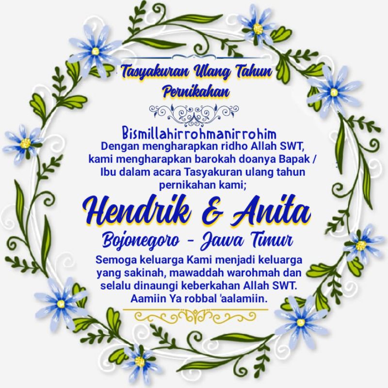 

Stiker Nasi Box Acara Anniversary - Ulang Tahun Pernikahan