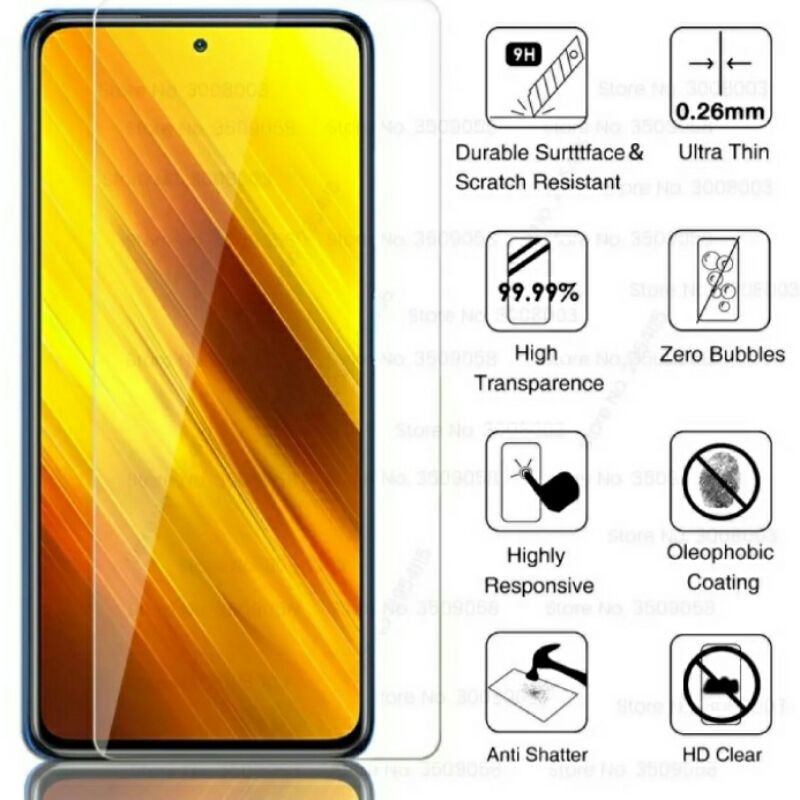 TEMPERED GLASS XIAOMI POCO X3 NFC