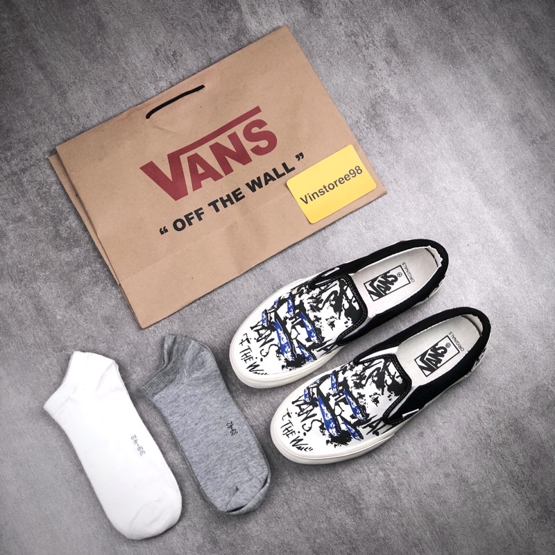 VANS SLIP ON TERBARU SEPATU SLIP ON WANITA PRIA PREMIUM IMPORT BEST SELLER-Tuna