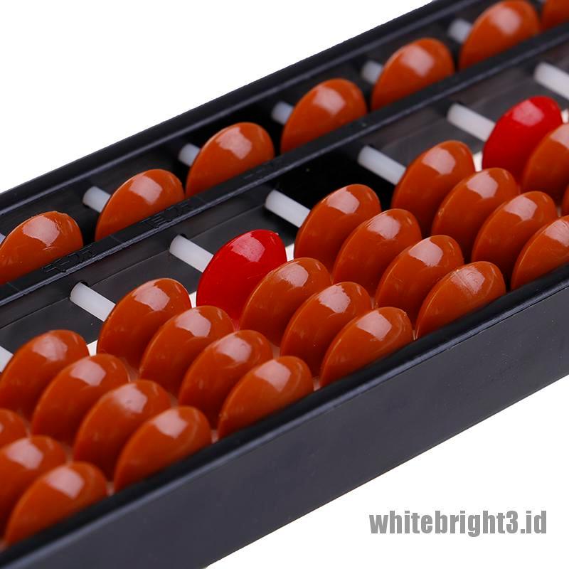 {white3} 13 Grades abacus beads column kid school learning tools educational math toys