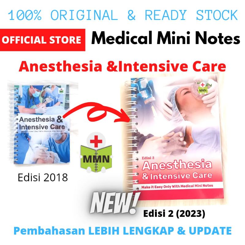 Jual NEW 2023 || Medical Mini Notes - Anesthesia & Intensive Care ...