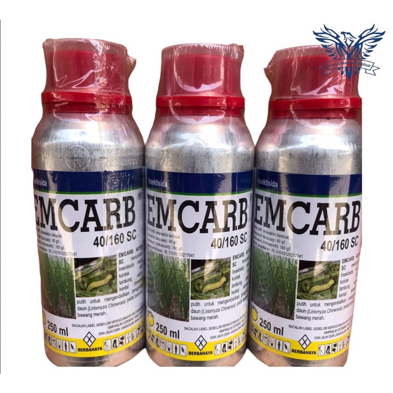 Emcarb 250ml 40/160 SC Insektisida Pengendali Hama Ulat Dosis Tinggi Emcarb 40/160 SC