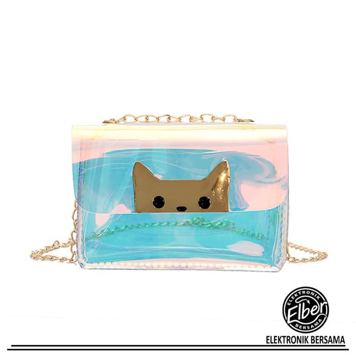 Promo PROMO ELBER FYG1324 SLING BAG HOLOGRAM FASHION WANITA IMPORT TAS Limited