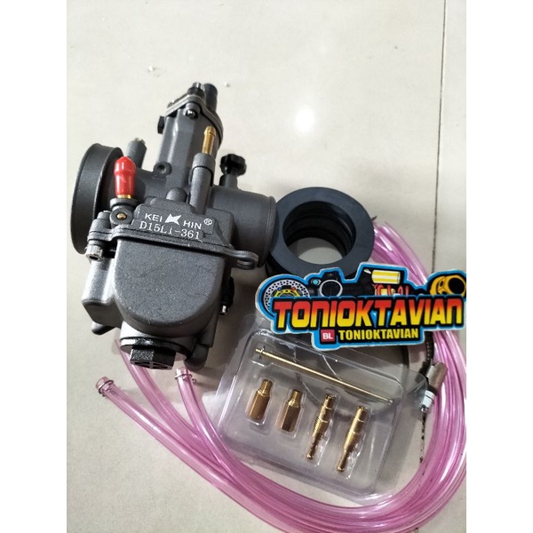 Karburator PWK 24 Keihin black karbu Keihin PWK 24 black series