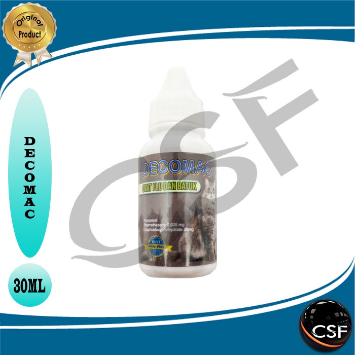 Untuk flu dan batuk kucing - DECOMAC 30ml