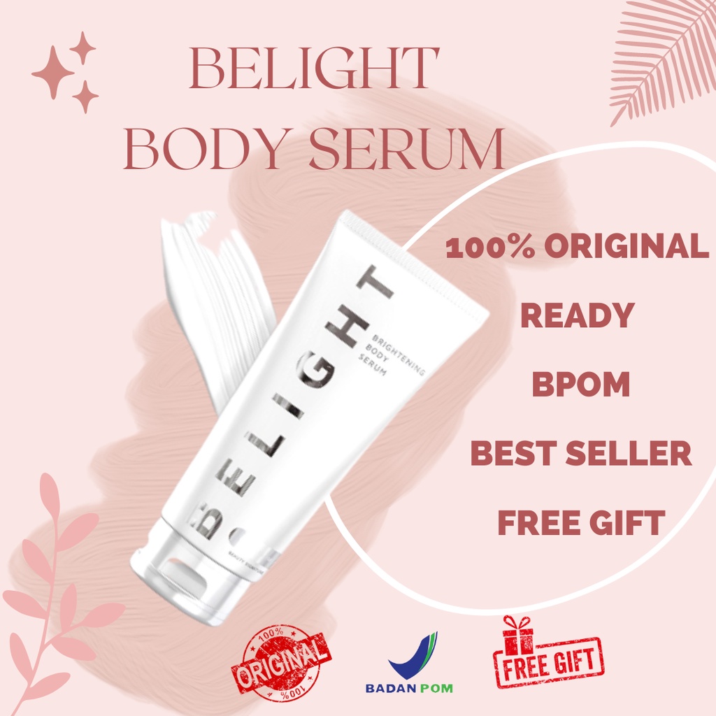 Belight Brightening Body Serum Mencerahkan Badan Penghilang Bekas Luka Cepat BPOM