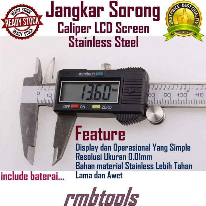 

Jangka Sorong Digital Kaliper Sigmat Vernier Caliper Stainless Steel