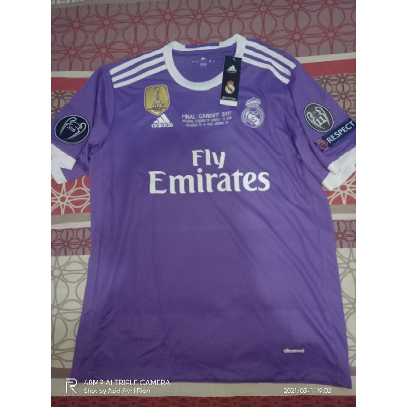 Jersey Real Madrid Away Final Cardiff 2017