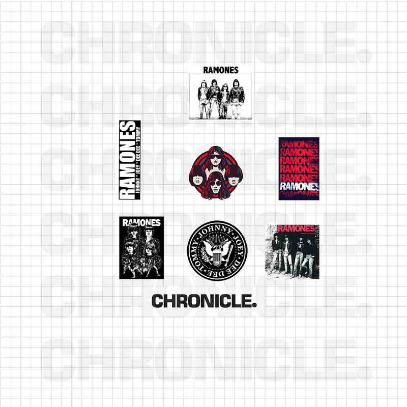 

STICKER VINYL BAND RAMONES
