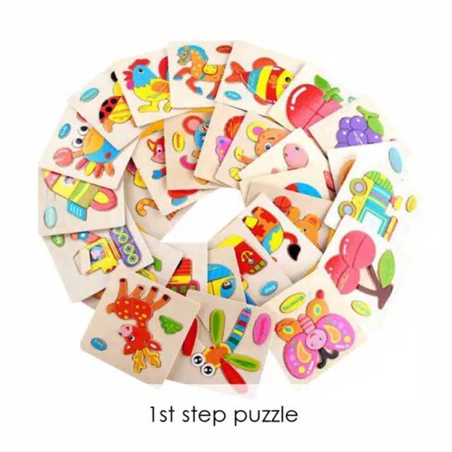 Puzzle 1st Step Mainan Edukasi Anak Edukatif 1 Tahun
