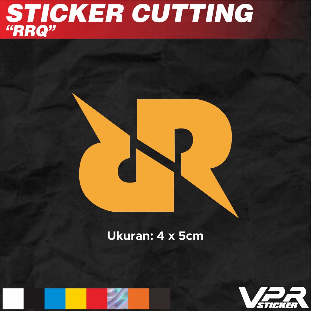 

STIKER/STICKER CUTTING LOGO RRQ