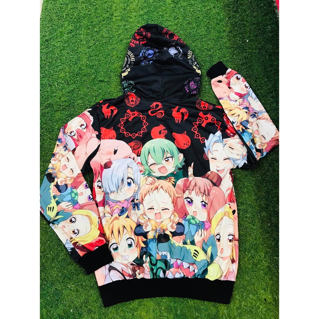 Hoodie Nanatsu Chibi Fullprint