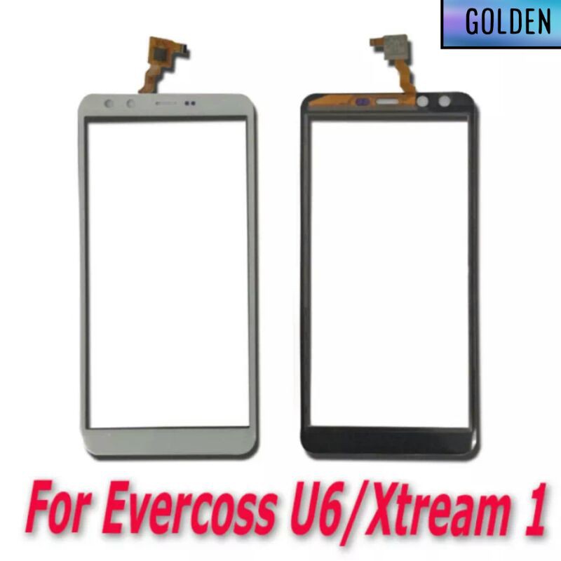 Touchscreen Evercoss U6 Xtream 1 / Layar sentuh TS TC Kualitas TERBAIK OC / Bisa bayar di tempat COD
