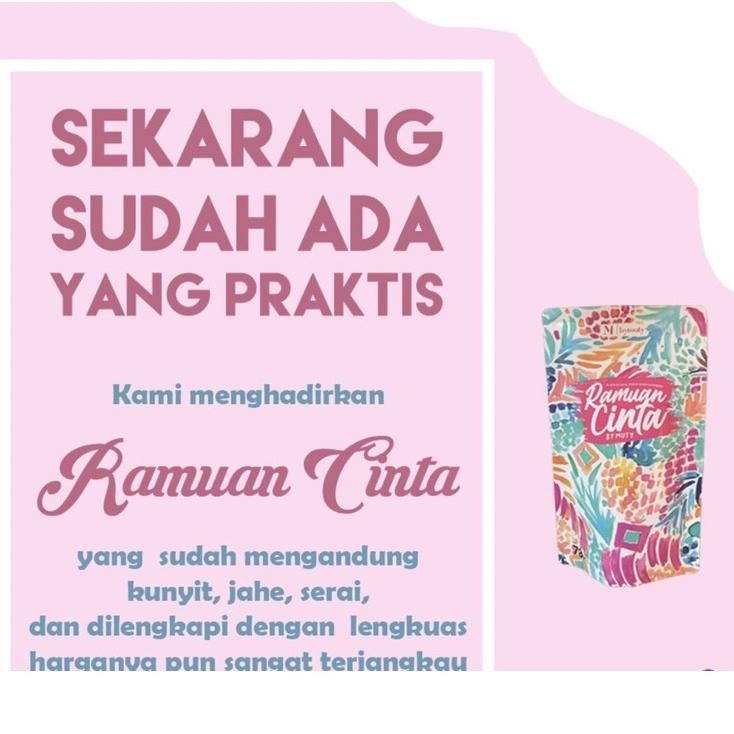 

⇴ RAMUAN CINTA BY MUTY kemasan 70gr (untuk 14x SEDUH) ㊪