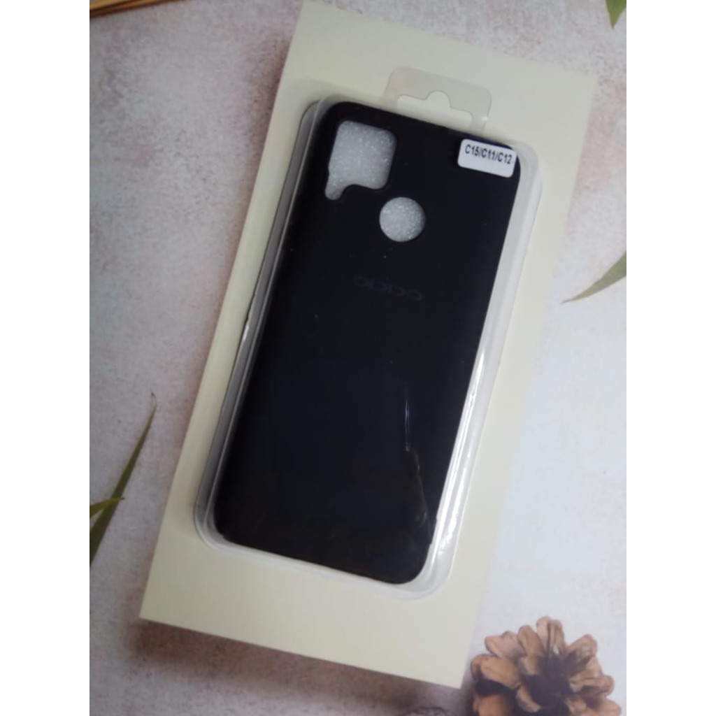 Casing Oppo C15/C11/C12 Ori Silikon Macaron / Dove Candy / Silicone Macaroon Soft Case by WEIKA COD