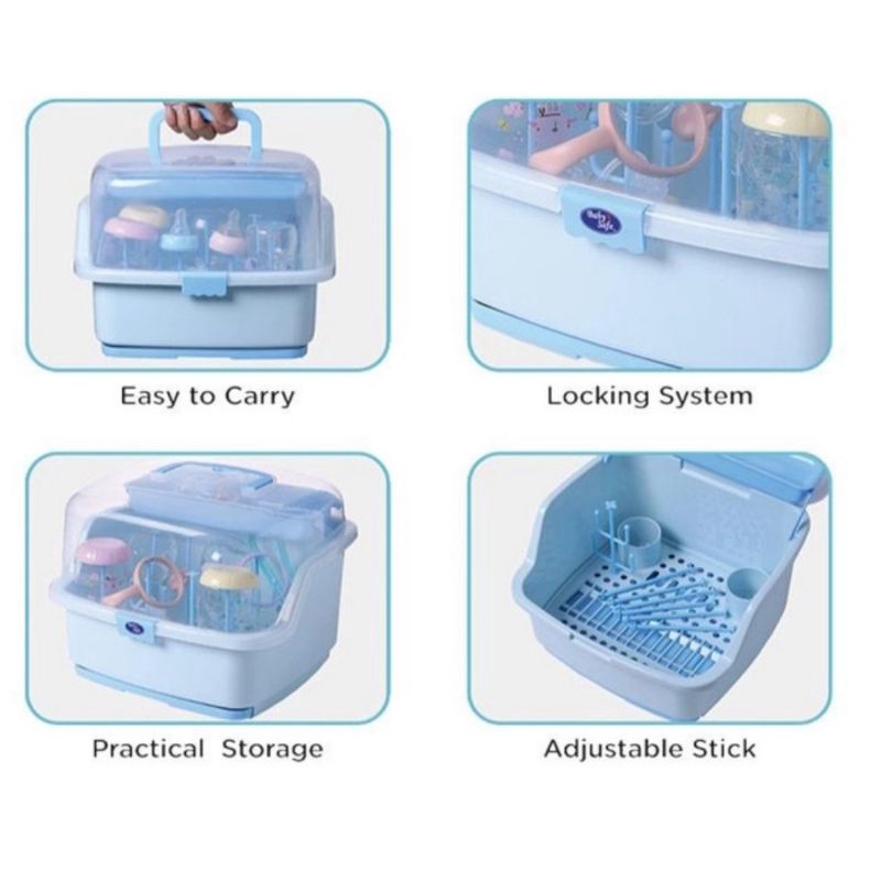 Baby Safe Drying Rack High Capacity (DR05)/Rak Pengering Botol Susu