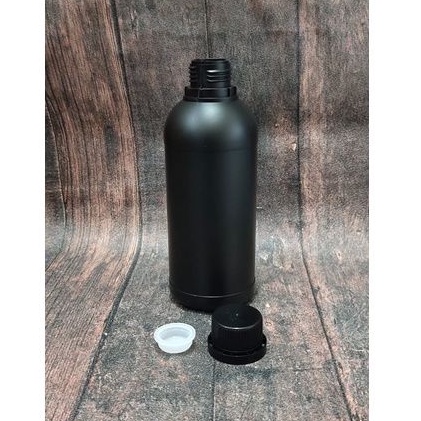 Botol Agro / Labor 500ml HDPE Hitam