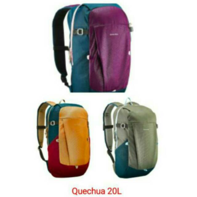 Tas quechua arpenaz 20L bahan polyester 100% oryginal {`NEW`}