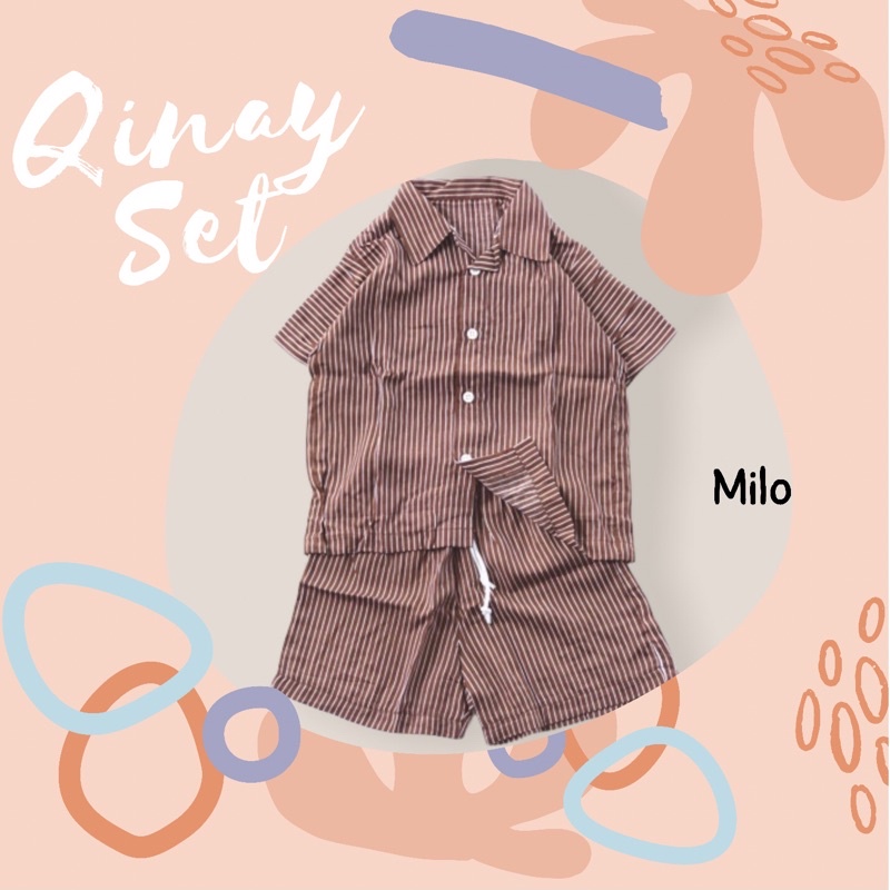 QINAY SET/Setelan anak/Setelan Rayon Anak/Setelan Rayon