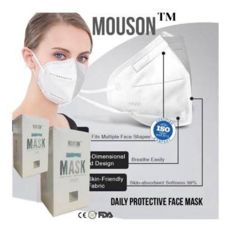 Masker KN95 5ply BFE 99.5% Surgical Mask Premium warna warni