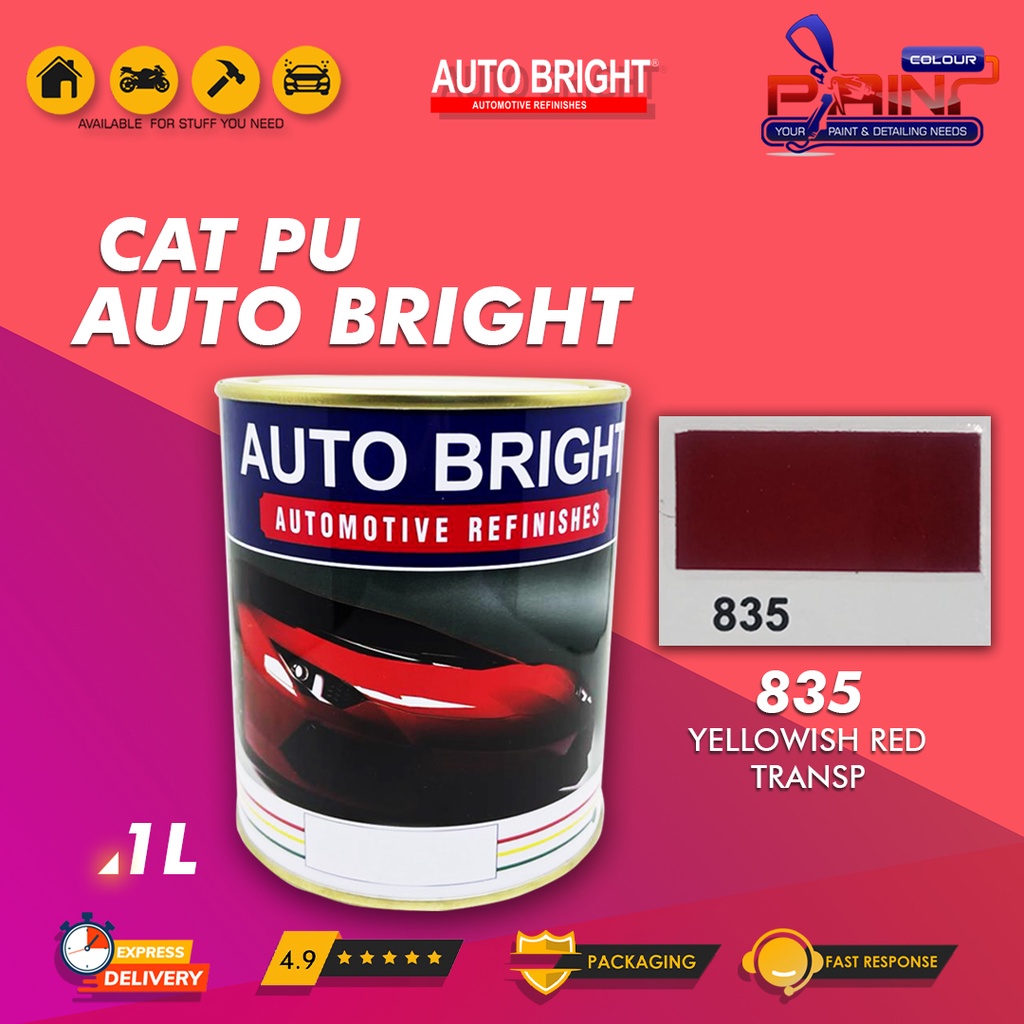 Cat PU Autobright - Yellowish Red Transparent AB 835