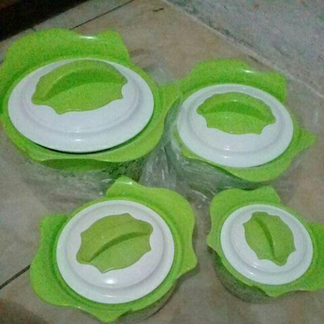 Magnolia Food Warmer Tempat Makanan Insulated Hot Pot 4 Set