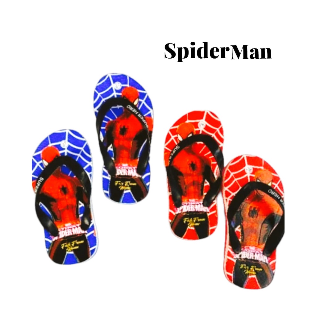 Sandal anak laki laki spiderman