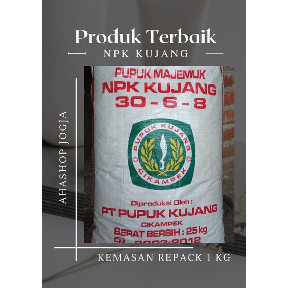 Repack 1kg NPK KUJANG 30 6 8